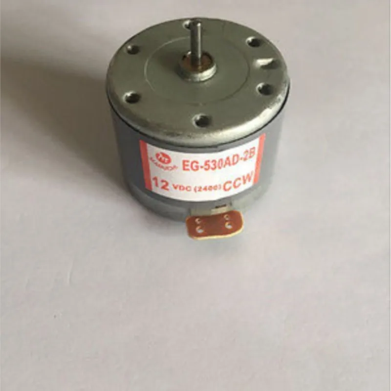 EG-530AD-2F/2B/6B/6F/9B/9F CCW CW 2400RPM 6V 9V 12V Recorder motor High Torque Cylinder Shaped Electric Mini DC