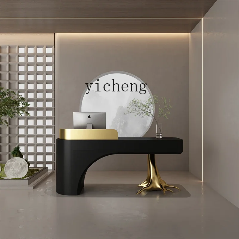 

GZ-1 clothing store checkout page Modern light luxury beauty salon Bar Hotel office Front desk