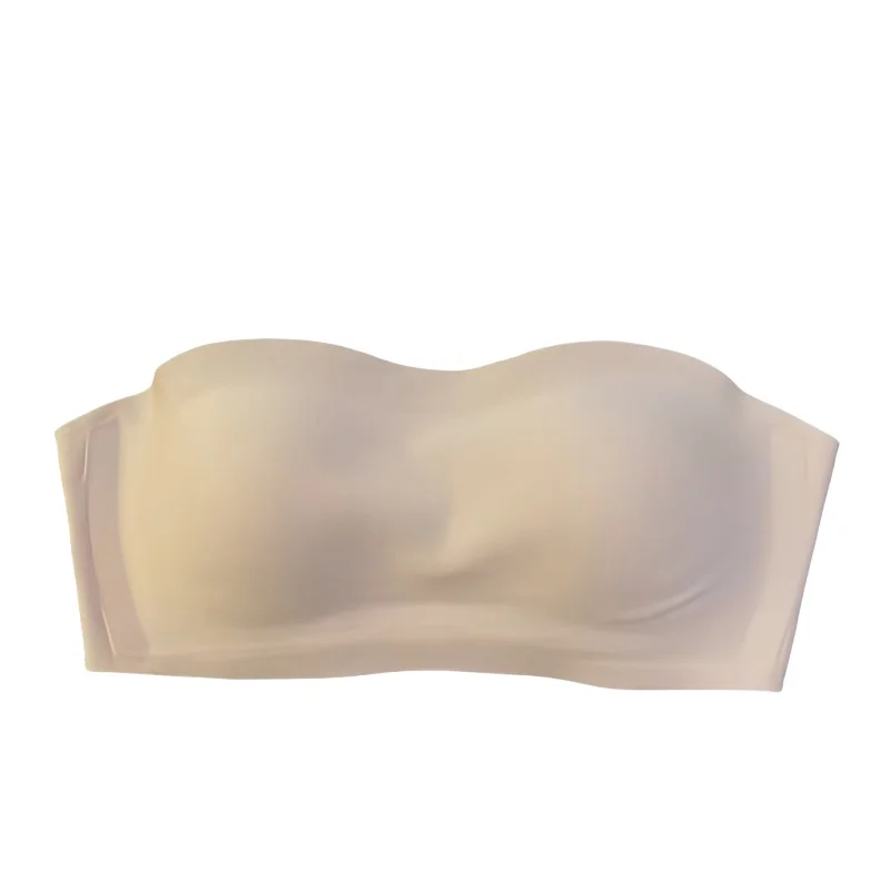 Women Push-Up Bras Removable Straps Bandeau Bra Non-wire Invisible Fixed 1/2 Cup Seamless Underwear Ladies Sexy Lingerie S-XL