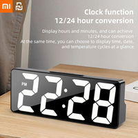 Xiaomi Youpin Digital Clock LED Alarm Clock Bedroom Electronic Desktop Clock With Temperature Display Adjustable Brightness New