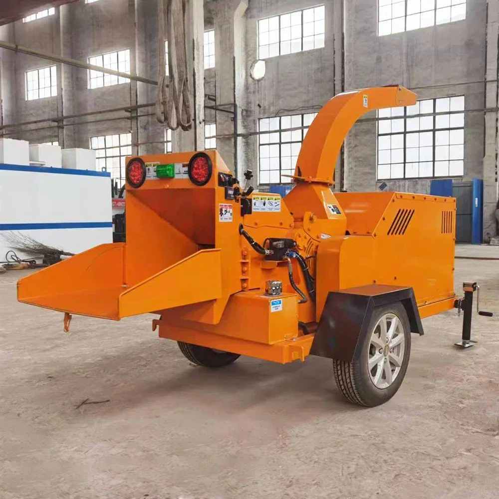 Forestry Machinery Heavy Duty Wood Crushers China Factory Cheap Ce Epa Wood Chipper Machine Mobile Wood Chipper