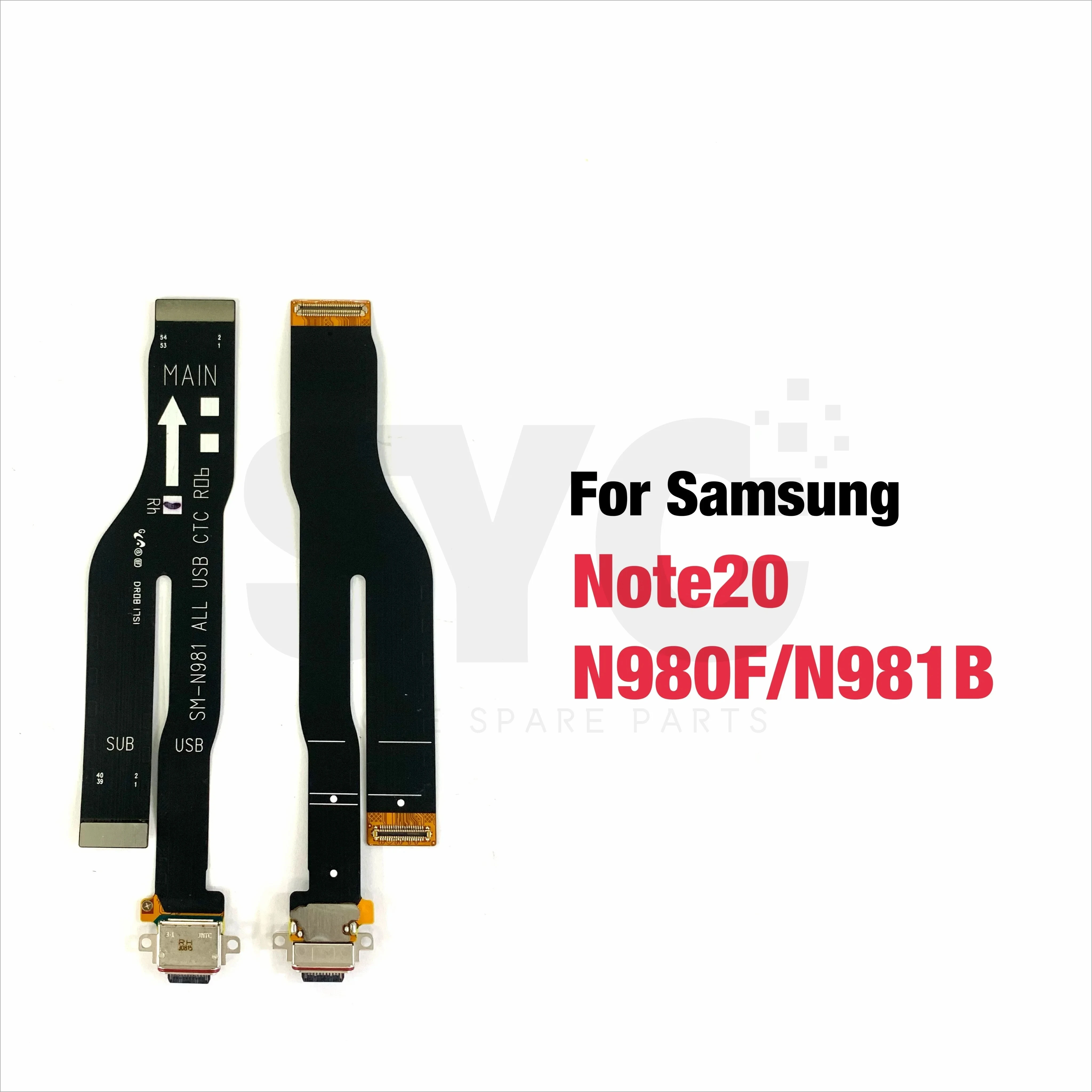 Original USB Charging Board Dock Port Flex Cable Repair Parts Replacemen for Samsung Note 20 Note 20 Ultra 5G image 2