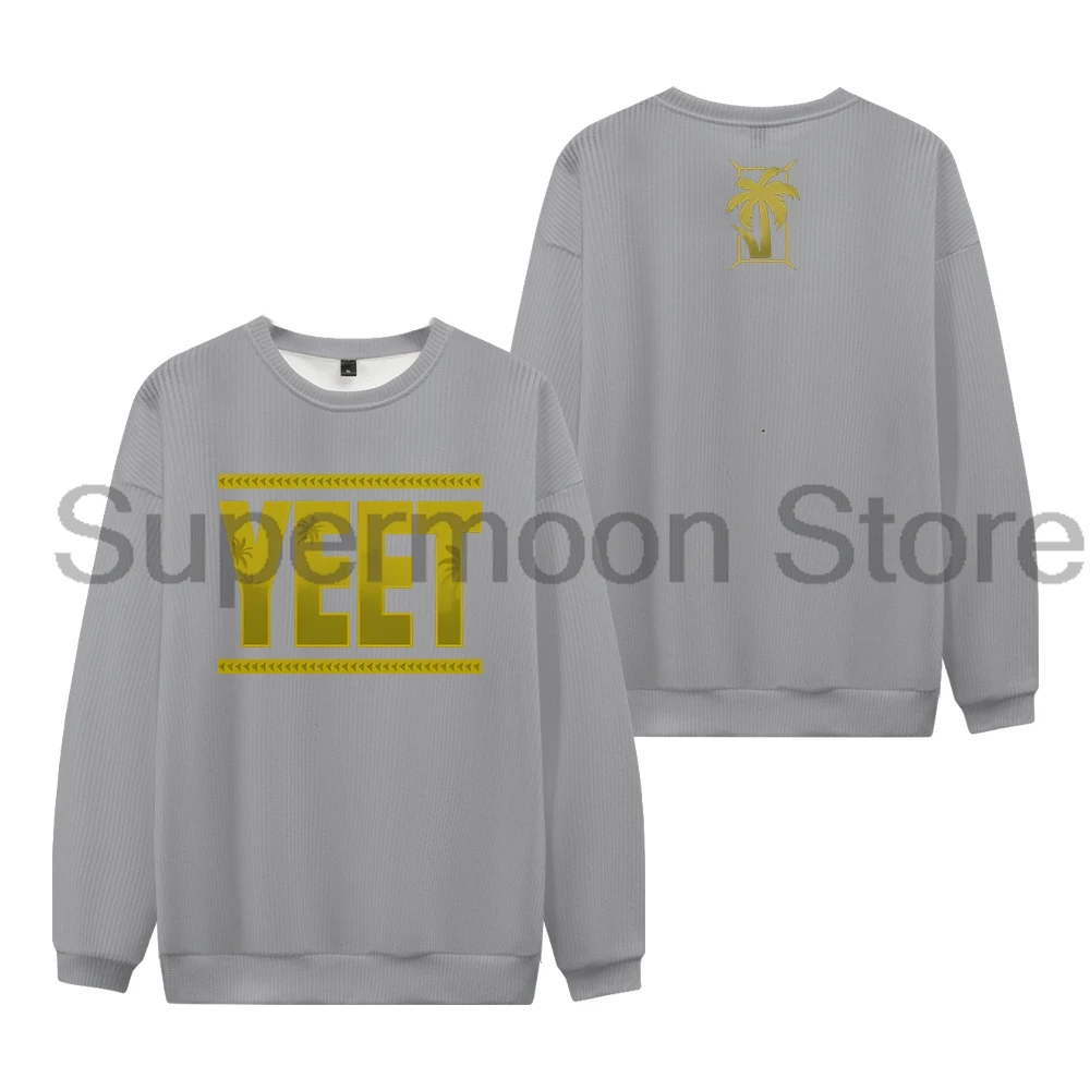 Jey Uso Yeet マーチセーターメンズニットジャンパークルーネック長袖ストリートプルオーバートップストレンディな服