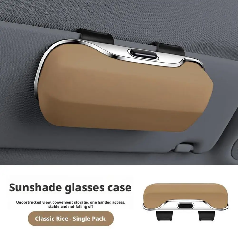 

1Pc Car Glasses Case Car Sunshade Universal Sunglasses Glasses Box Car Multi Functional Ticket Storage Box