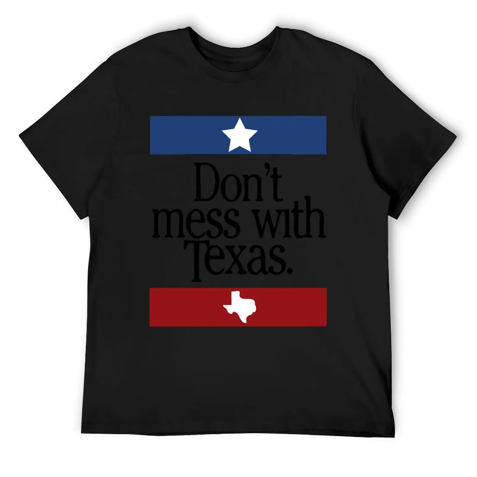 

Футболка Don t Mess With Texas, черная корейская модная одежда в стиле аниме, мужская одежда