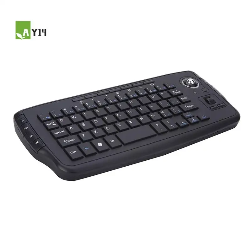 

AY14 -2.4G Wireless Ergonomic Mini Keyboard Gaming Keyboard With 15 Multimedia Keys And Trackball
