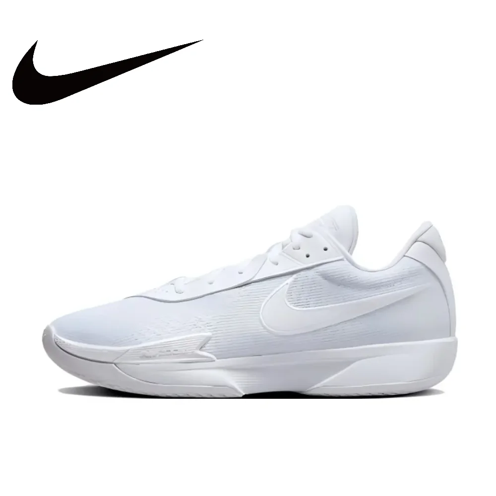 

Nike Original White Air Zoom G.T. Низкие баскетбольные кроссовки Cut Academy. Удобные простые мужские и женские кроссовки.