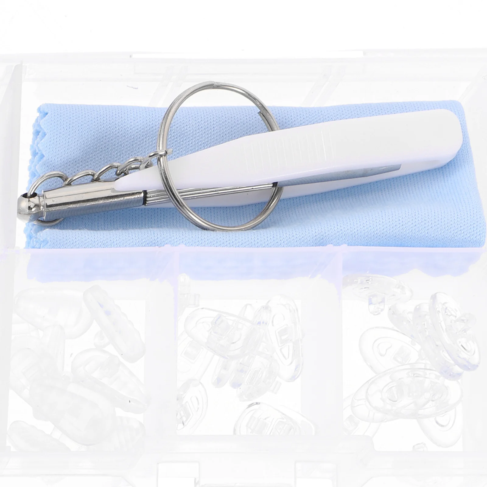 

1Set Eyeglass Nose Pad Silicone Nose Grips for Glasses Bridge Comfort Anti Pressure Pads Nosepads for Eyeglasses