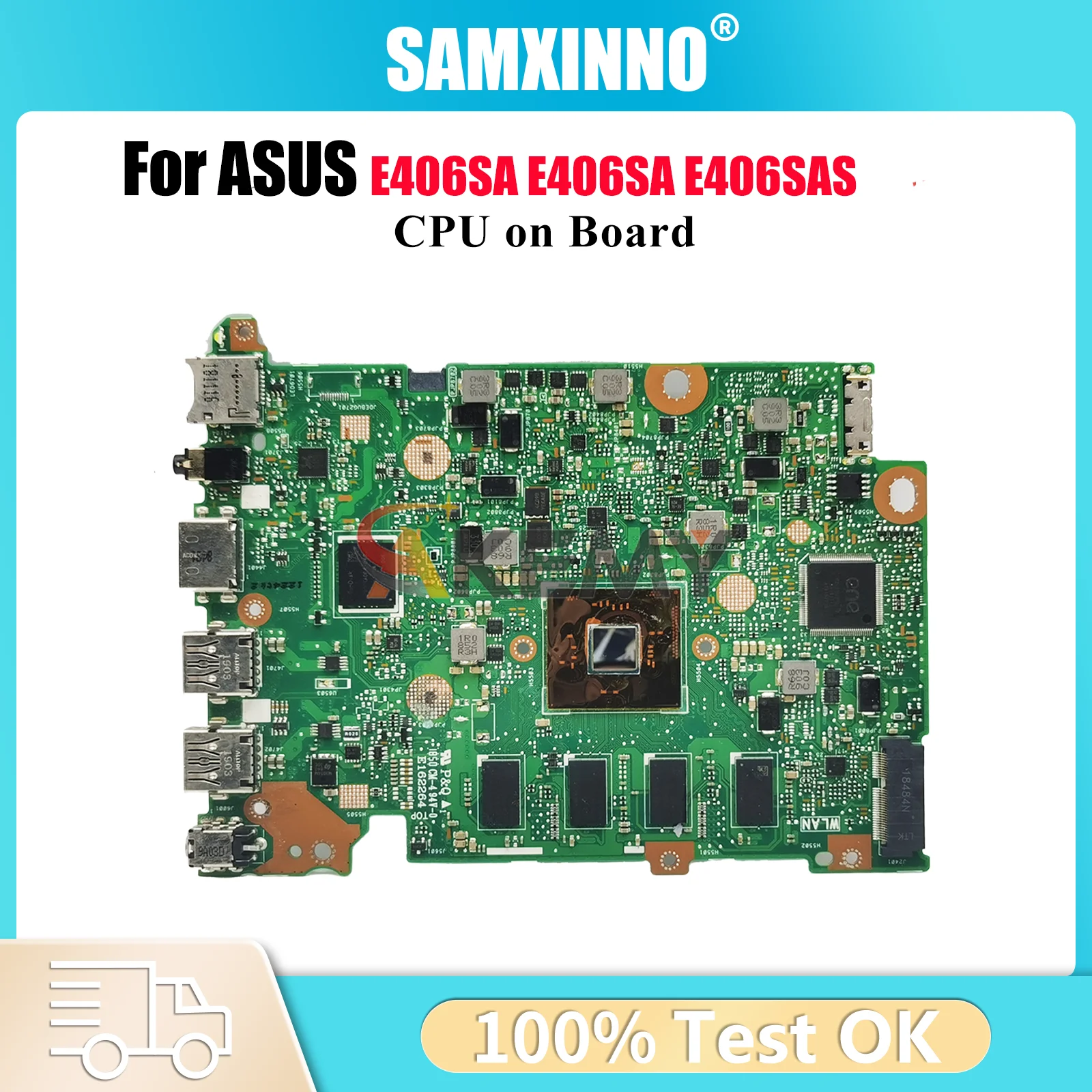 

E406SA Материнская плата для ноутбука ASUS EeeBook E406S E406SAS E406SA Материнская плата для ноутбука с процессором 100% тестирование ОК быстрая доставка stk