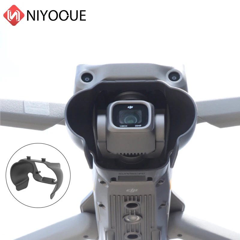 Heightening Plate Lens Hood  Anti-glare Cover Gimbal Protective Cap Sunshade Accessories for DJI Air 2S/Mavic Air 2