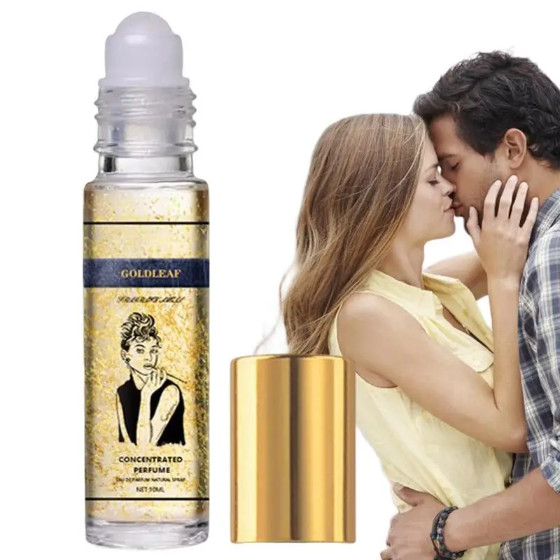 Women Pheromone Perfume Oil 10ml Attracting Men Scent Perfume with Roll-On Party Alluring Men Romance Fragrance for Anniversary