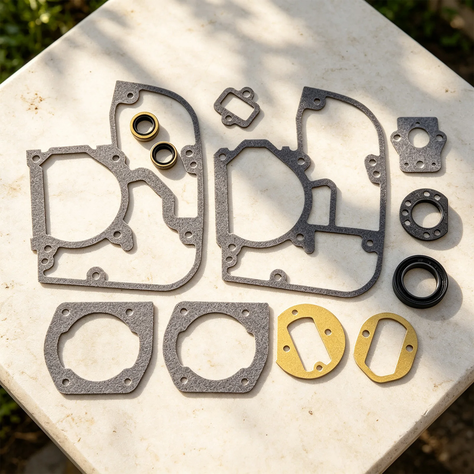 Gasket Set with Seals for Chainsaw For 009 010 011 012 Provides Uniform Pressure Distribution and Seal Integrity