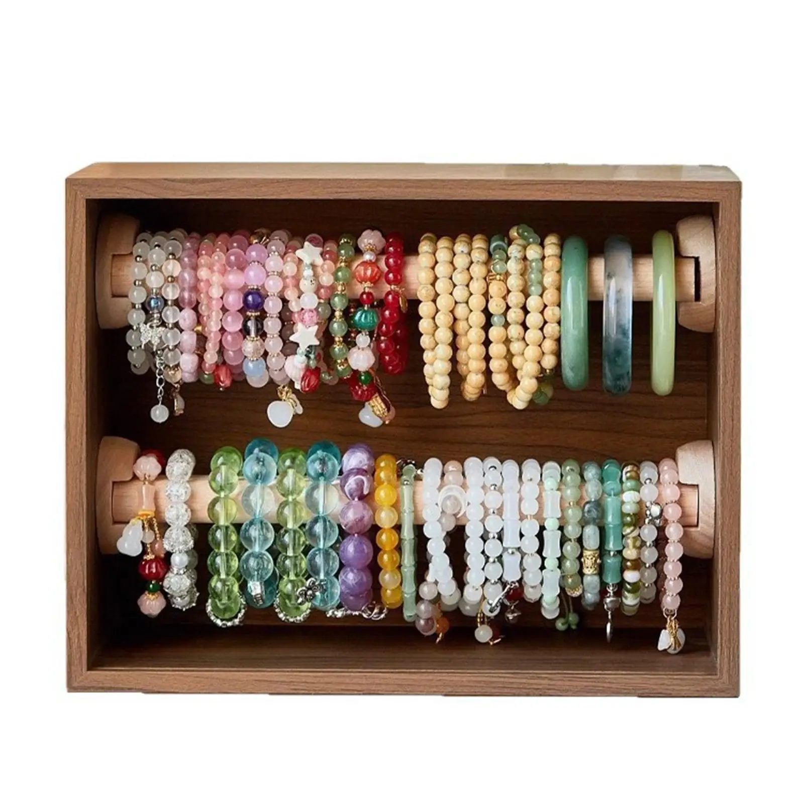 

Держатель для браслетов, футляр для резинок для волос, съемная подставка для хранения, органайзер-витрина для украшений для домашней организации, подарок для женщин