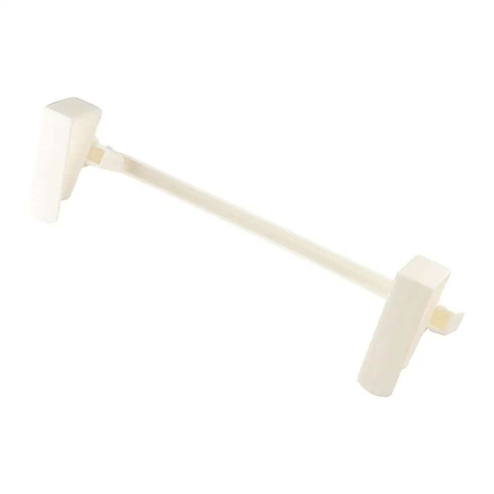 

Durable No Drilling Towel Rack White Hanging Towel Towel Holder Hard Plastic Easy to Assemble Bathroom Accessories Cabinet Door