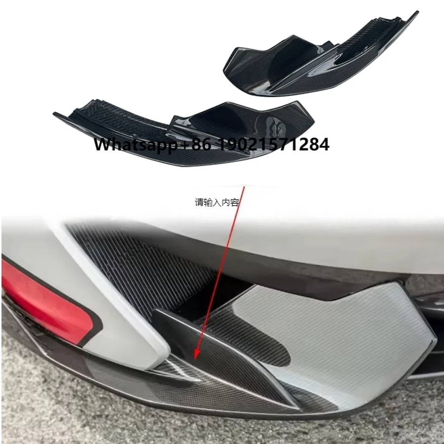 

Factory Supply Carbon Fiber Front Bumper Lip Splitter Exterior Accessories for McLaren 540c 570s 570GT Spider Car Parts