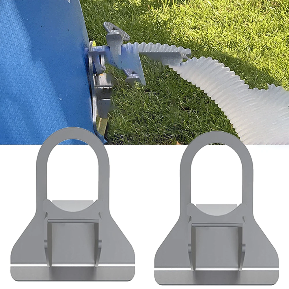 

1/2 Pc Swimming Pool Pipe Holder Hose Bracket Mount Supports Pipes For Above Ground Hose Outlet With Cable Tie Fixing Hot Sale