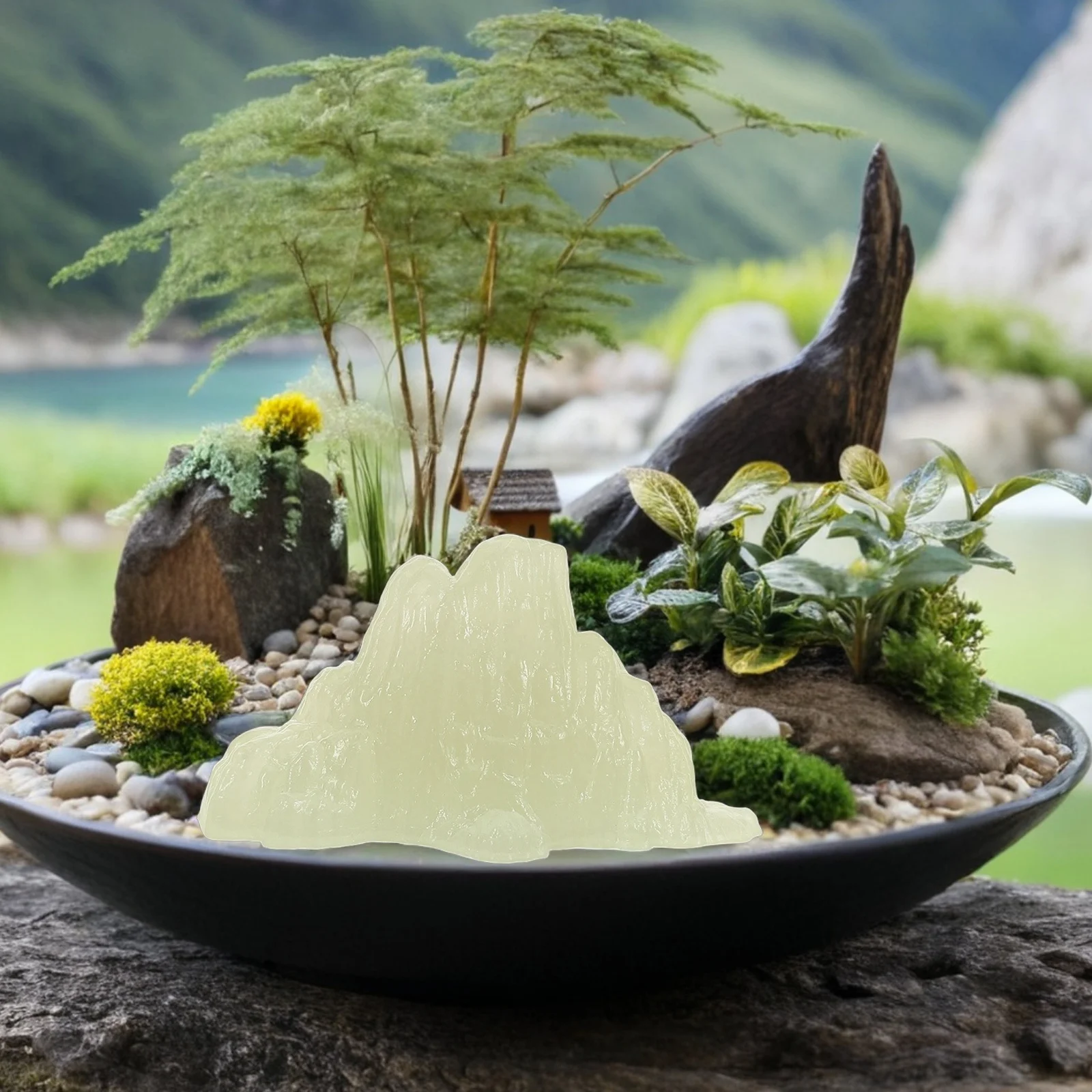 

Glow in The Dark Rocks for Fish Tank Luminous Aquarium Gravel Artificial Decorative Stones Freshwater Saltwater Habitat Zen