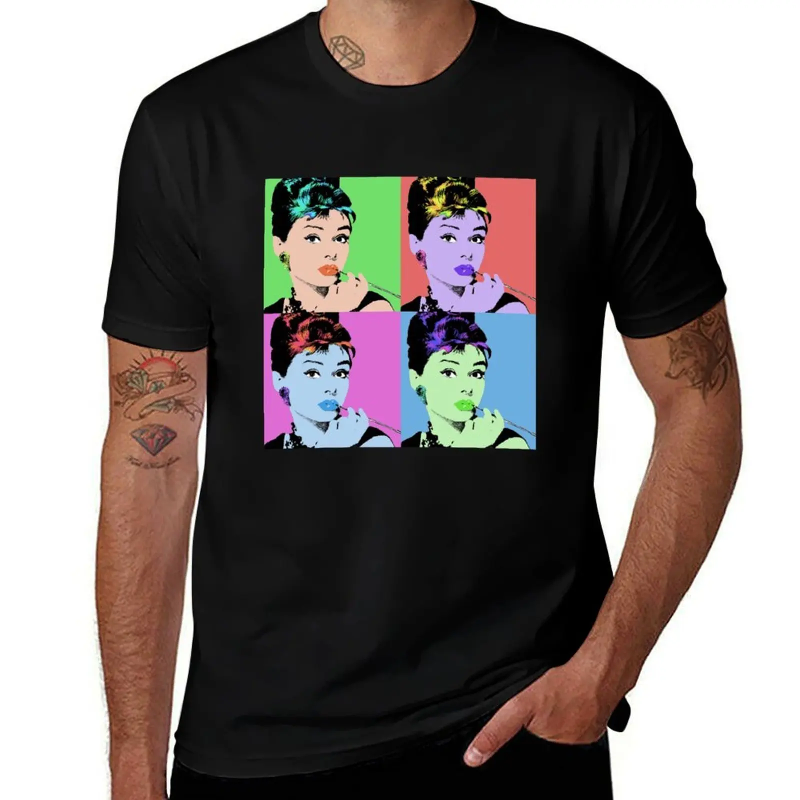

Audrey Hepburn T-Shirt Outdoor Sports Lightweight Tee