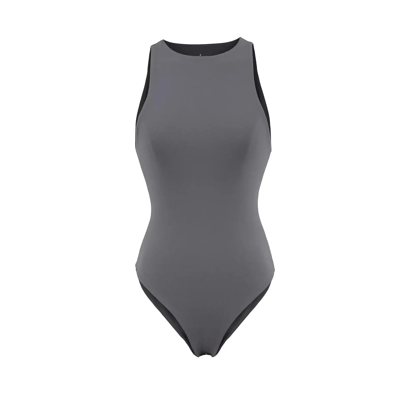 Body regata de verão sem mangas feminino casual 6 cores elástico slim top macacões