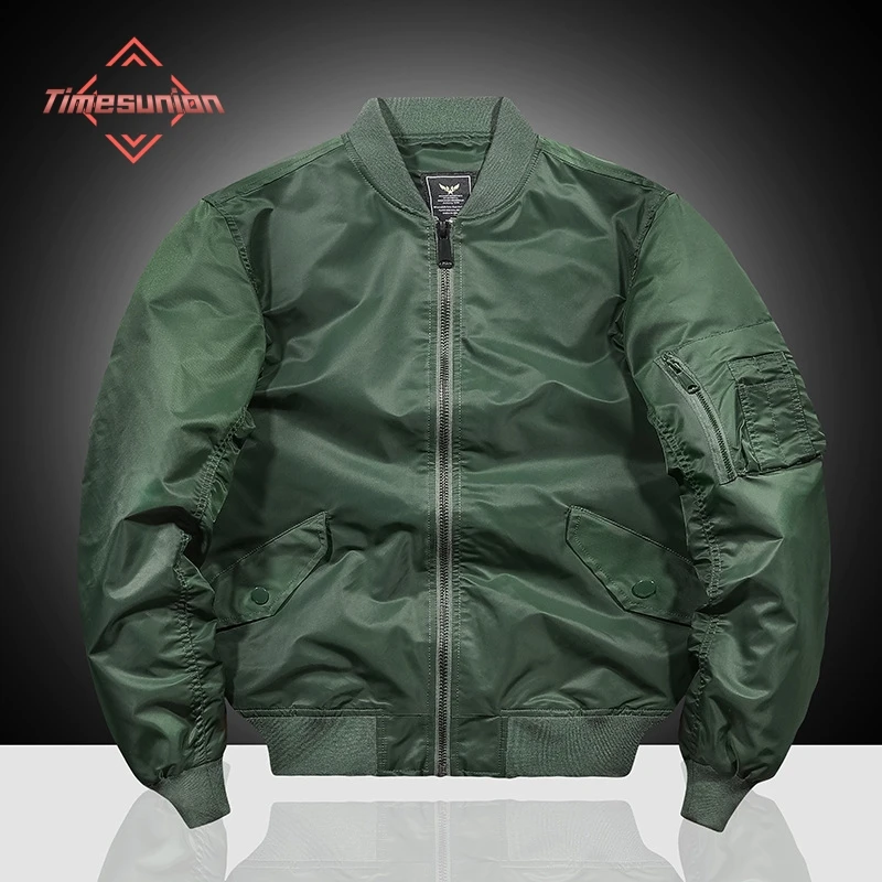 

Air Force Flight Jackets for Man Thin Spring Autumn Baseball Style Loose Fit Casual Outerwear