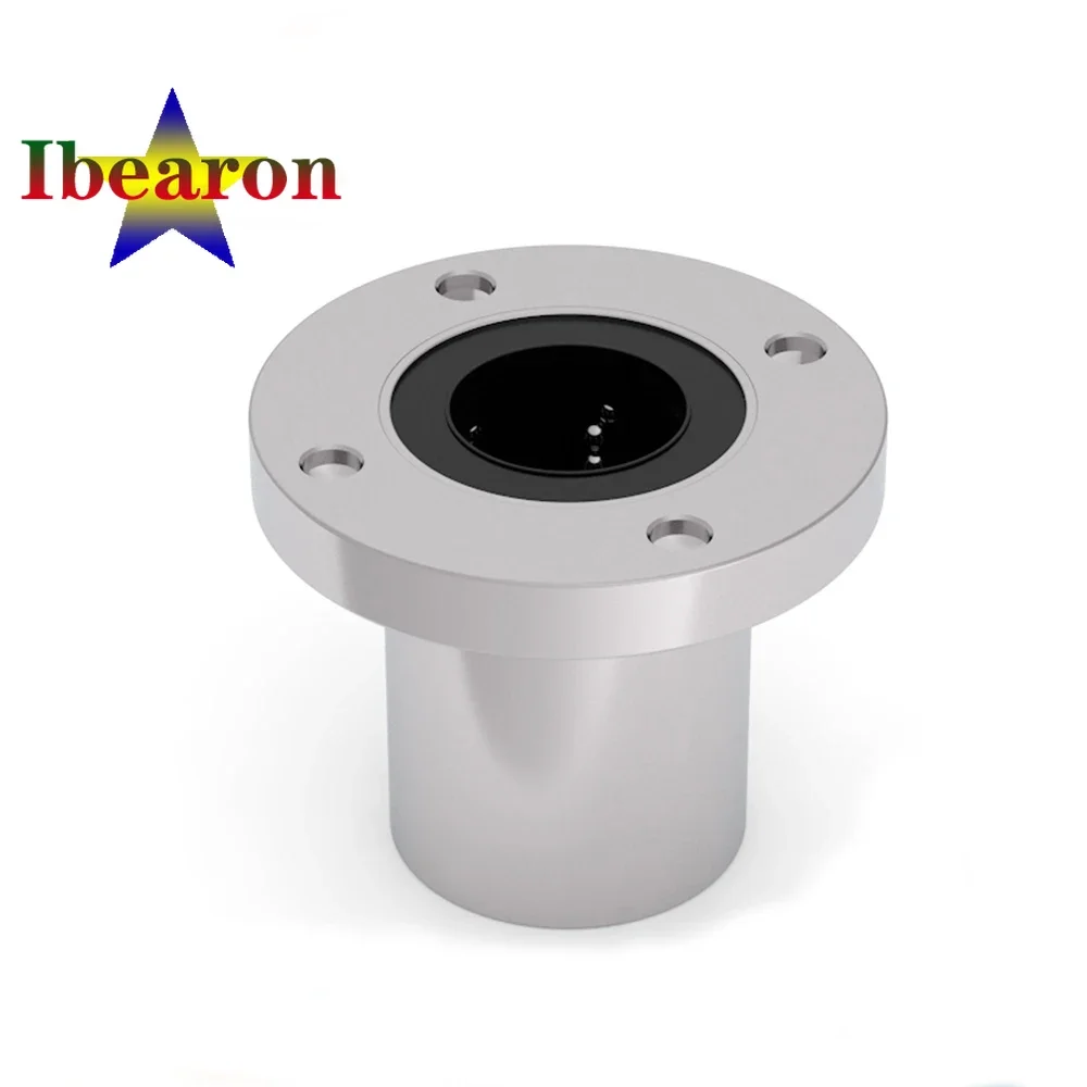 1PCS LMF60UU Standard Type Round Flanged Linear Motion Ball Bearing Seals On Both Side High Quality Resin Retainer