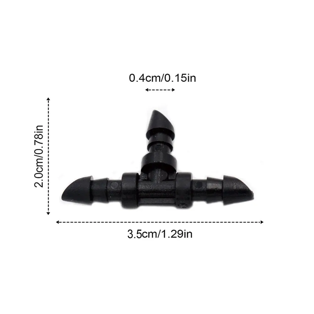 1/4pcs 1/4 inch Water Hose Barbed Connectors Hose Sprinkler Drip Irrigation Straight Barb/Tube Tee/Elbow/4-way Coupling Fittings