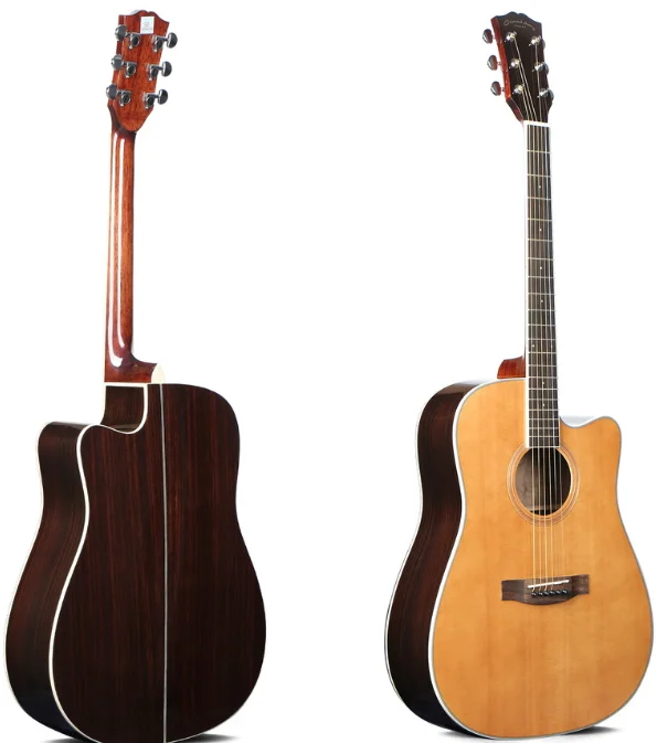 

High Grade Oriental Cherry W-710YS-41hot selling 41inch acoustic guitars solid spruce China guitar manufacturer cheap wholesale