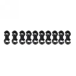 10/20PCS Bike Cable Clips Rotating S Hook Brake Gear Housing Guide Buckles for MTB Bicycle Cable Management