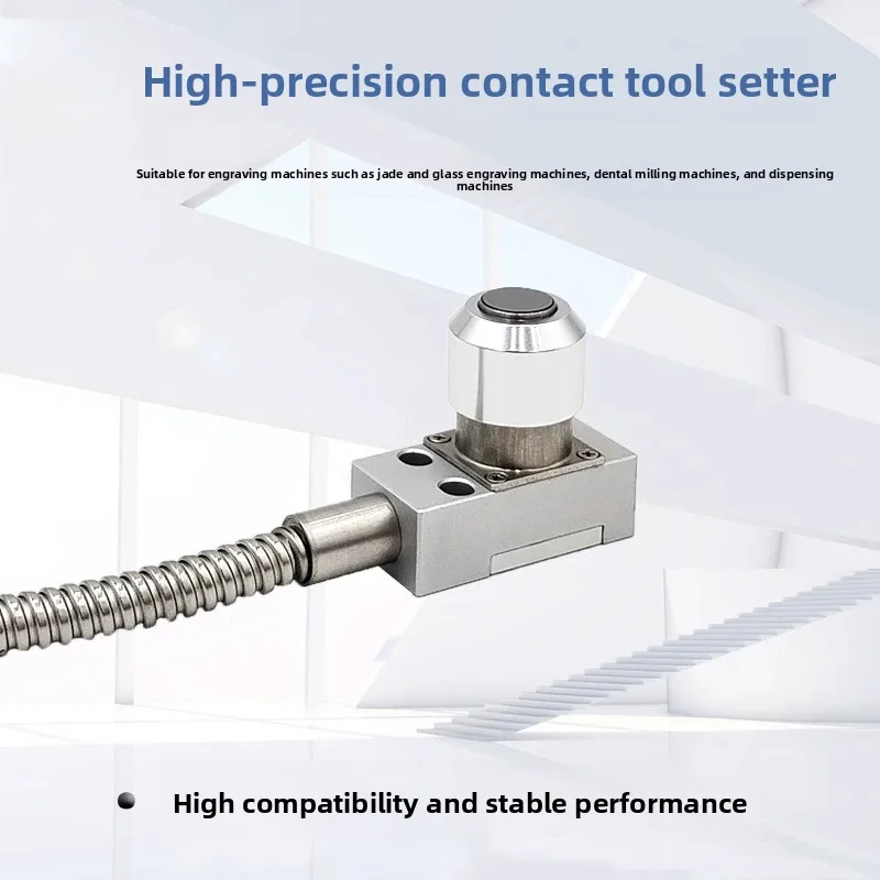 High Precision 0.001mm 5-Direction Tool Setter with Broken Tool Detection for Machining Centers & Engraving Machines
