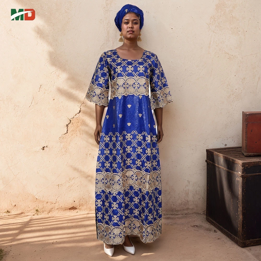

MD African Dresses For Women 2026 New Fashion Ankara Dashiki Kaftan Dress Turkish Moroccan Wedding Rich Bazin Maxi Robes Boubou