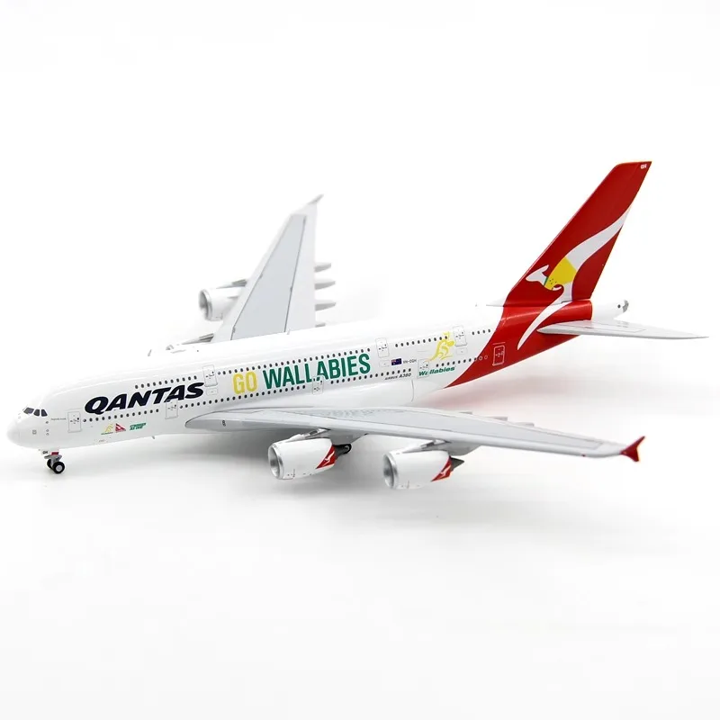 1/400 مقياس Qantas الخطوط الجوية A380-800 VH-OQH سبيكة الركاب نموذج طائرة جمع الحلي
