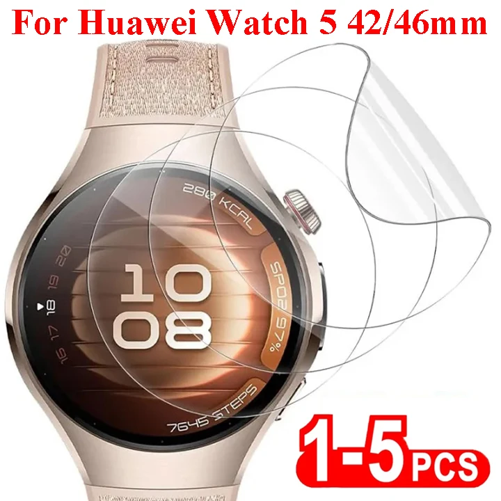 Hydrogel Film For Huawei Watch 5 42mm 46mm Screen Protector Soft TPU Films Watch Accessories For Huawei Watch 5 Protective Cover
