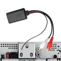 Durable Auto Audio Input Auto Play Wireless Music Stereo Radio Bluetooth Receiver Receiver Module AUX Receiver 2 RCA Cable