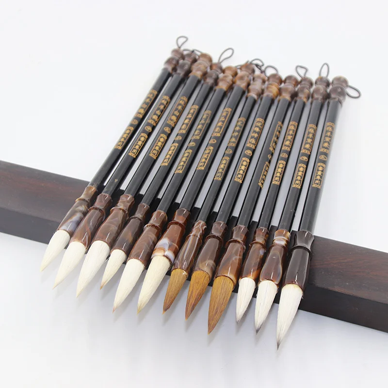 3pcs/set Chinese Calligraphy Brushes,Chinese Traditional Calligraphy Brush,Painting,Writing,Watercolor Paintbrush Art Supplies