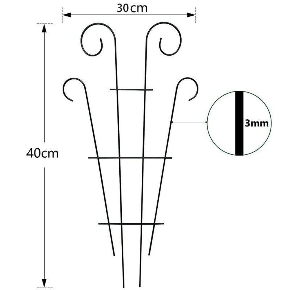 Stakes Plant Climbing Support Frame Trellis Flowers Stand Cage Tree Garden Plant Support Home Plant Care Soil Floral Arrangement