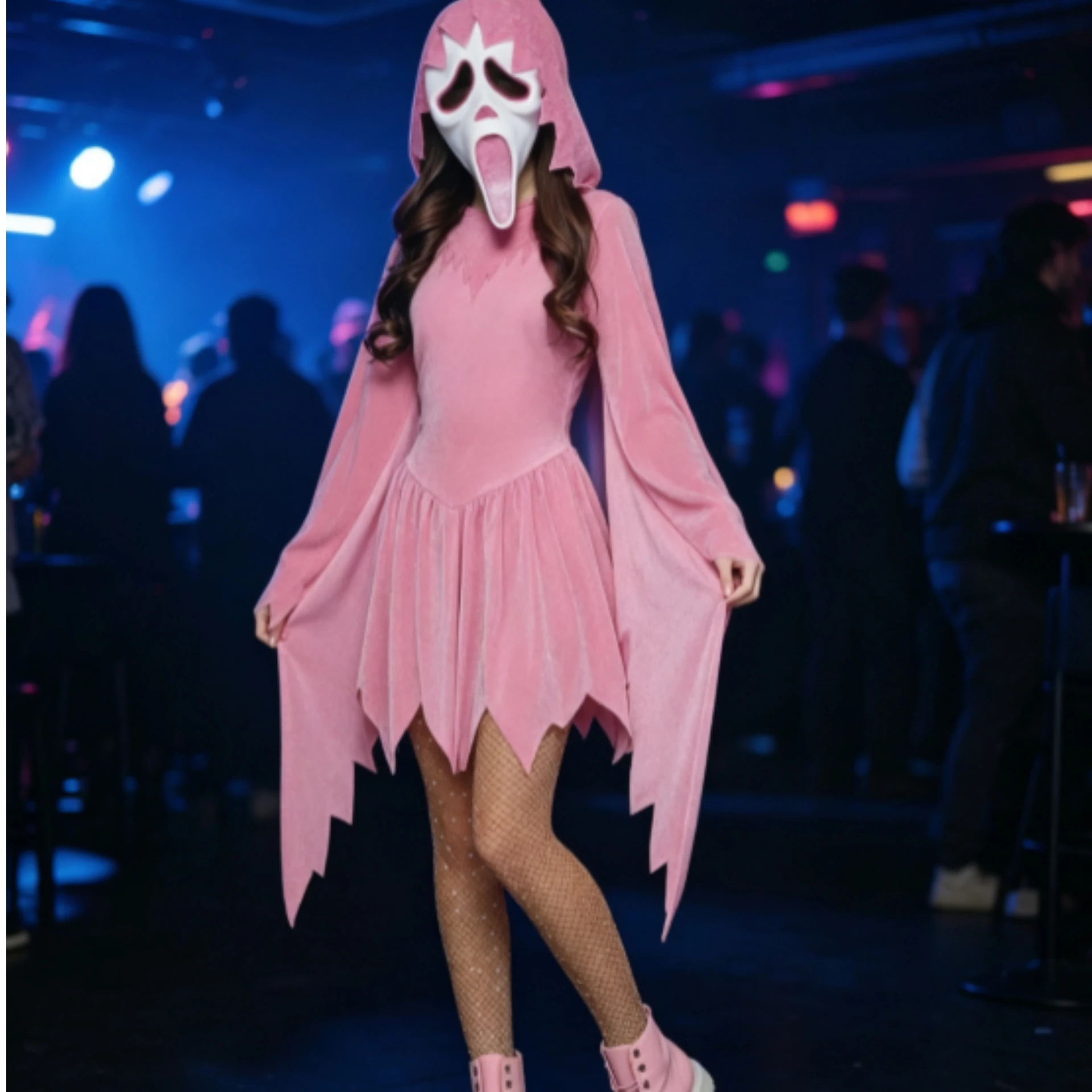 Disfraz de bruja demonio de co - Skincare Pink reseña y precio