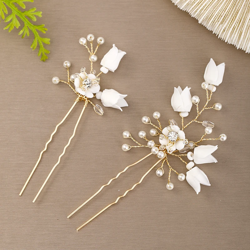 Acessórios para o cabelo de casamento, joias de cristal, flor, pente de cabelo, grampos de cabelo, enfeites de cabelo de noiva, tiaras femininas