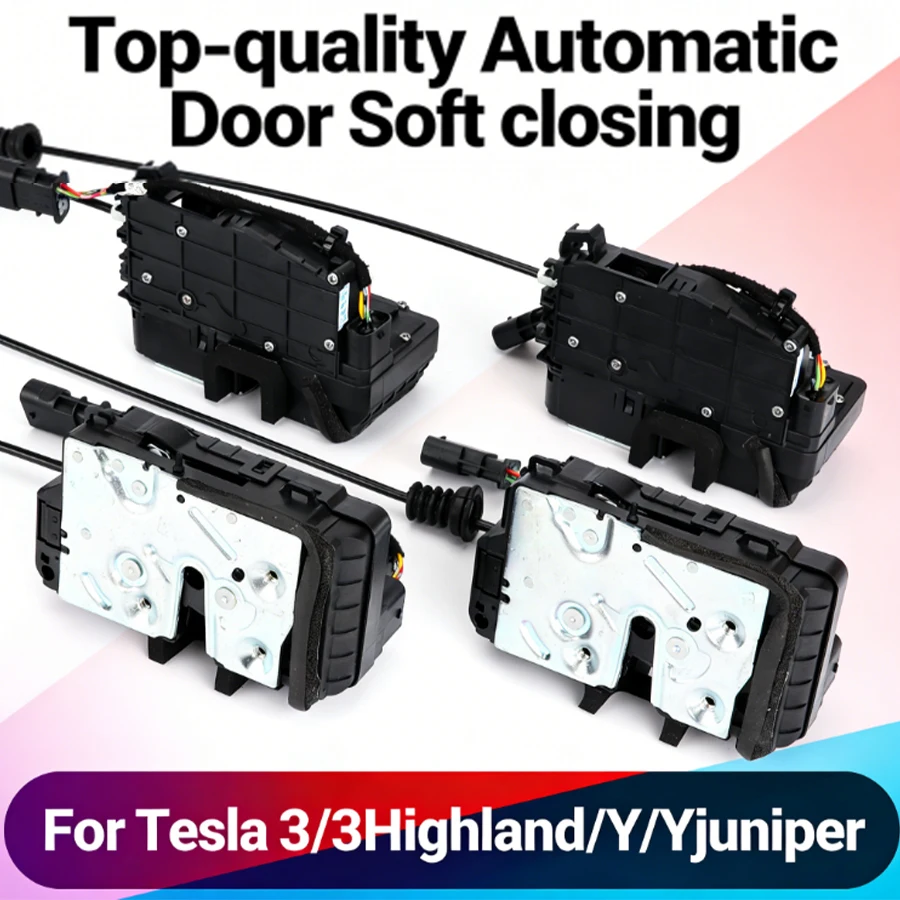 Update Top-quality Smart Electric Soft Close Door Kit for Tesla Model 3/Y/S  Automatic Safe System Modification Car Accessories