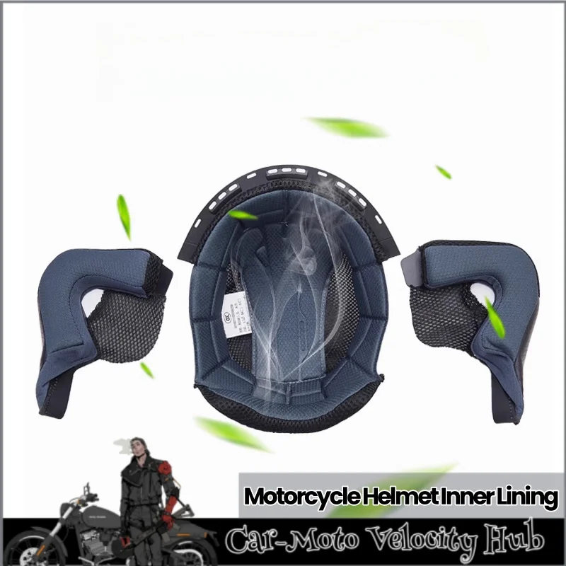 New Motorcycle Helmet Inner Lining 803 Inner Lining Ear Protection All Season Comfortable Sponge Breathable Helmet Accessories