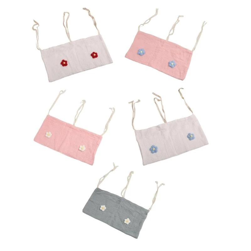 

J15U Baby Strollers Hanging Bag Organiser with Double Pockets for Convenient Storage