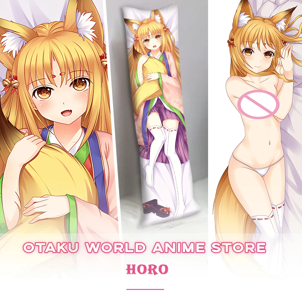

Наволочка Spice and Wolf Horo с героями мультфильмов Bodypillo Otaku, двухсторонняя наволочка с принтом на заказ, кавайные чехлы для подушек Dakimakura