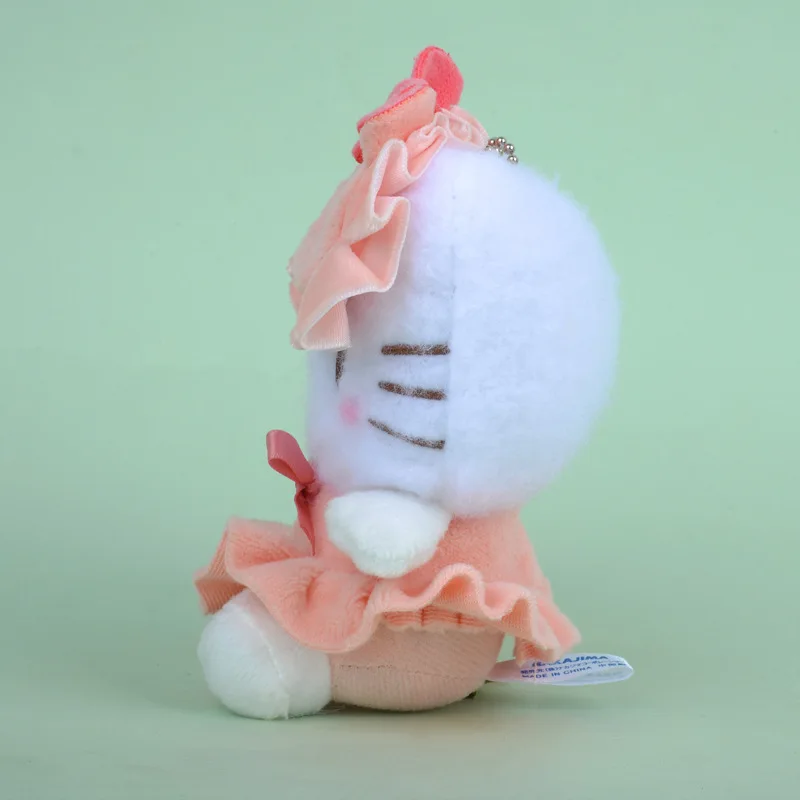 Kawaii Sanrio Pingente de Pelúcia para Meninas, Anime Chaveiro, Minha Melodia Cinnamoroll Kuromi Desenhos Animados, Mochila Estudantil, Brinquedos Decorativos, Halloween