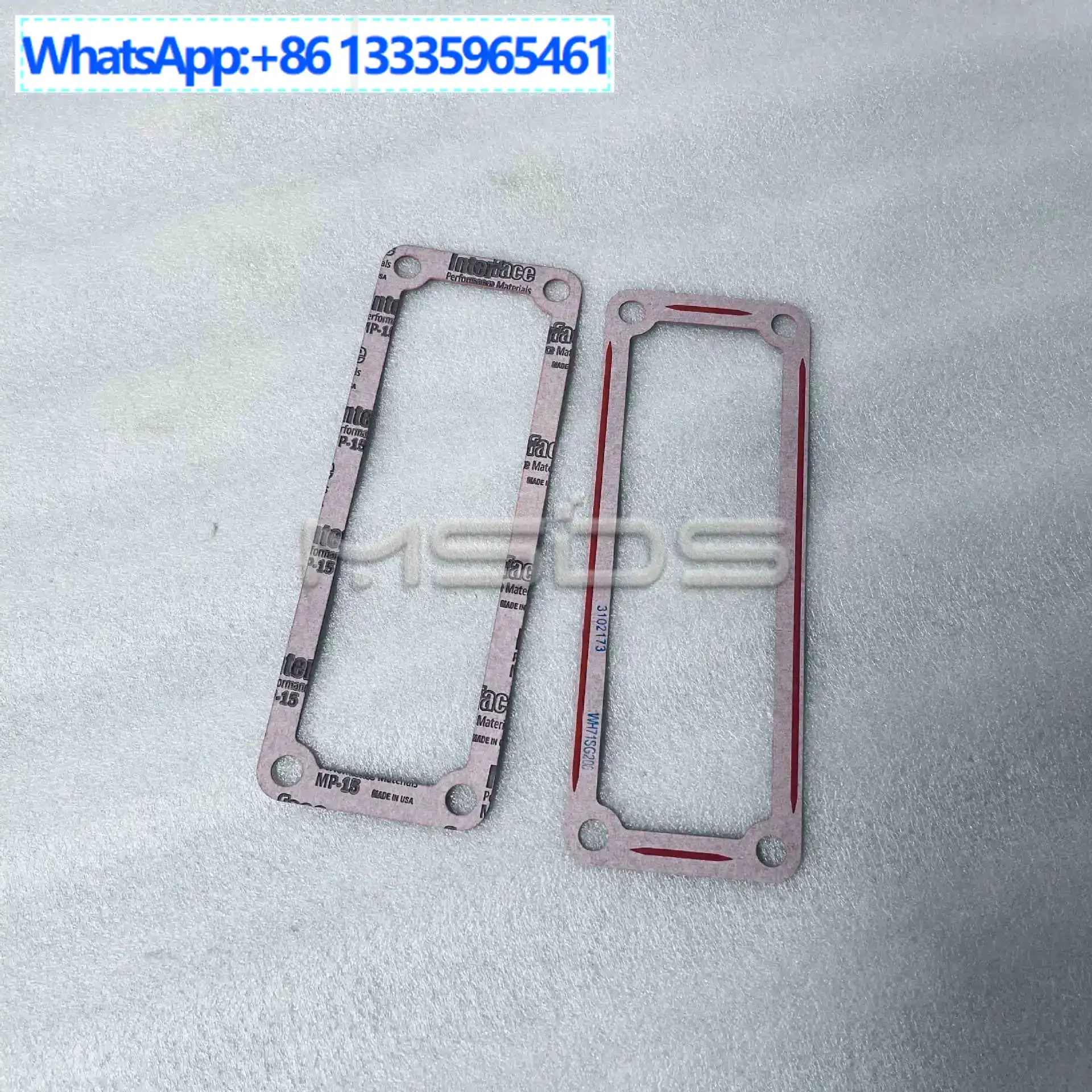 

5Pcs Cummins QSZ engine intake pipe gasket/connection gasket intake cover gasket 3102173