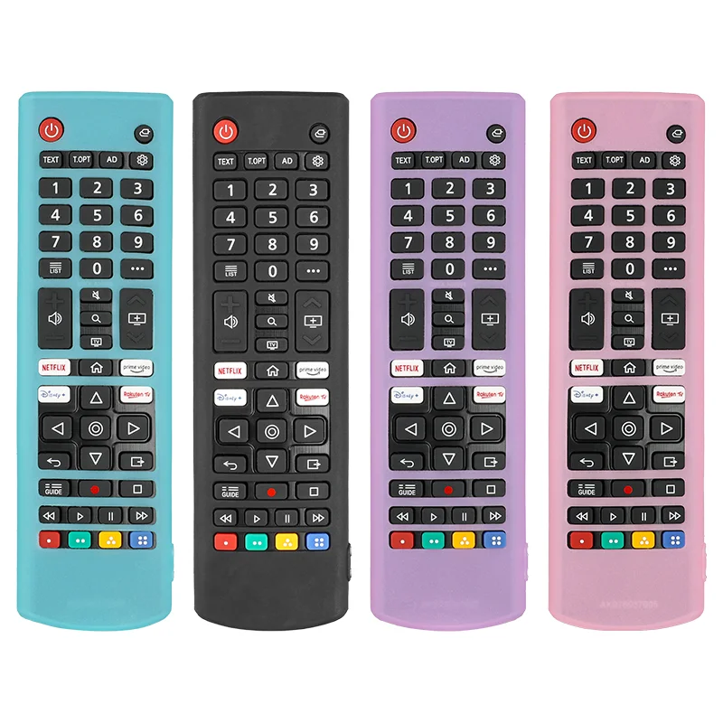 

Silicone Remote Control Case for AKB76037605 TV Remote Shockproof Protective Shell Cover With a Lanyard