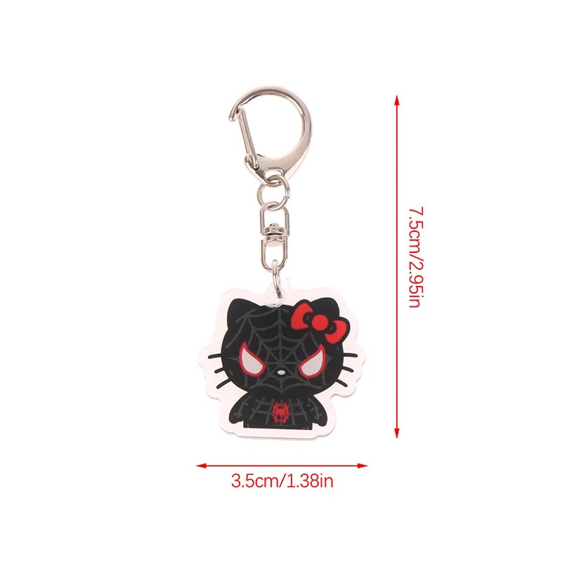 Spiderman Cercando Chaveiro, Pingente De Saco De Escola, KT Kawaii, Hellokitty, 2Pcs