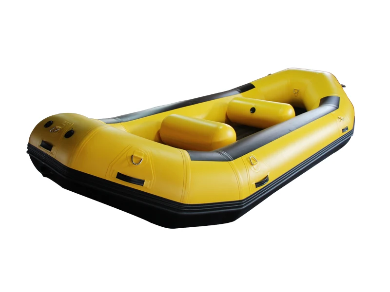 Factory High Quality 8-Person Inflatable 430cm PVC White Water Rafting Boat For Outdoor Adventure