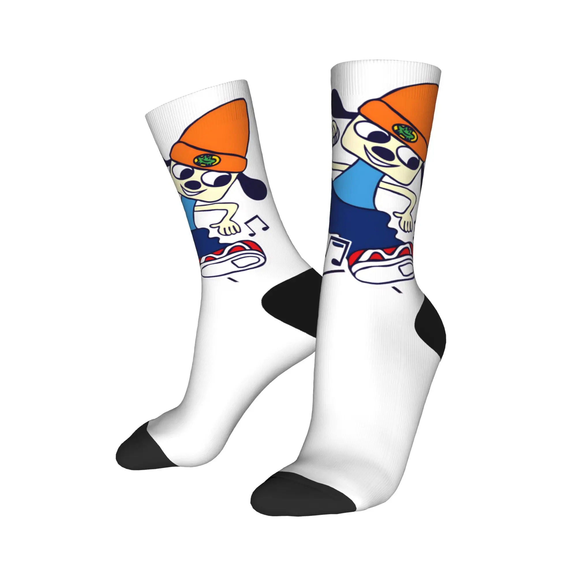 Unisex Men Socks PaRappa The Rappers  Stockings Spring Modern Soft Breathable Socks Printed Skateboard Anti Sweat Socks