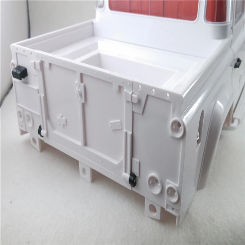 Body Kit 334 Wheelbase Drivable Door Hood Rear Door for 1/10 RC Crawler Car Traxxas Land Rover Defender RC4WD D110 Pickup Truck