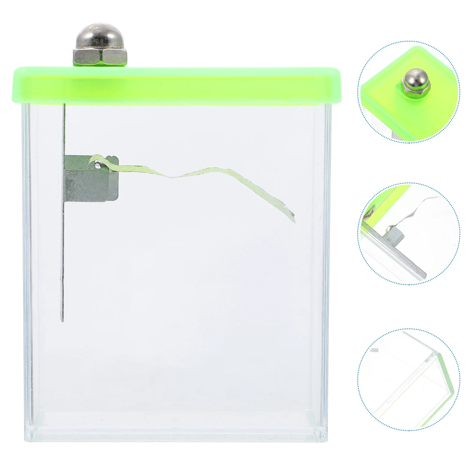 Electrómetro escolar de física de papel de aluminio, equipo de experimentos, herramienta de laboratorio de lámina de plástico, proyectos científicos para aula, 3 uds.