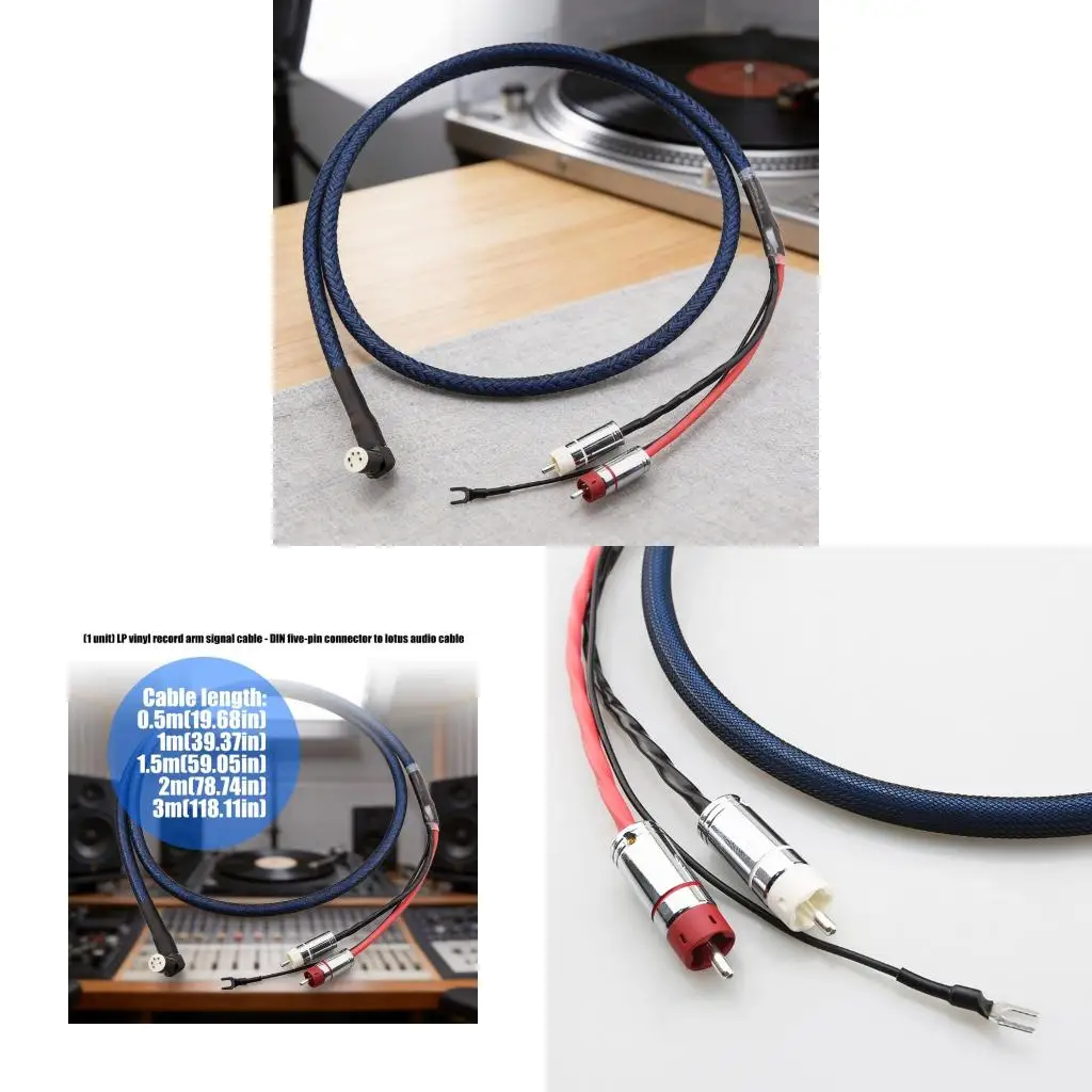 Quality Wire 5Pins to XLR male Phono Cable For Music Equipment Featuring Metal Contacts And Balanced Link